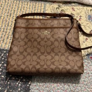 Large Coach crossbody purse